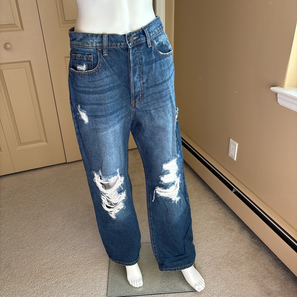 CELLO high-waisted distressed jeans